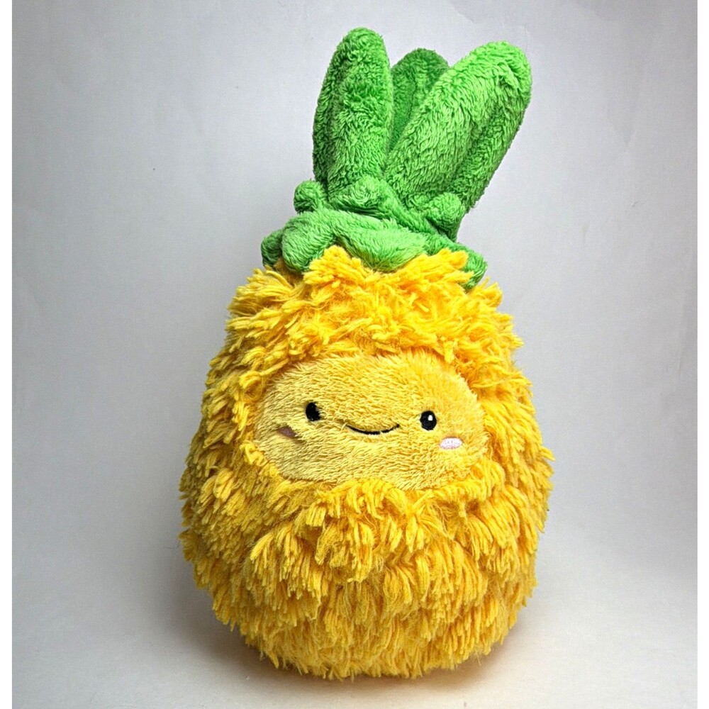 Squishable Washable Pineapple Plush Stuffed Toy Small Yellow Green